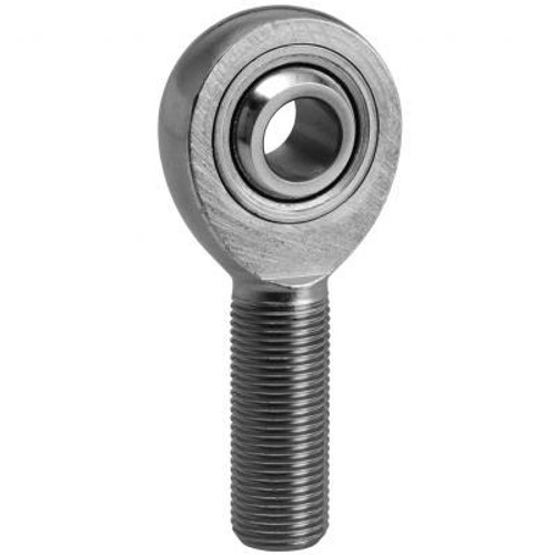 Aurora XAM-7T Rod End, Spherical, 7/16 in Bore, 1/2-20 in Right Hand Male Thread, PTFE Lined, Steel, Zinc Oxide, Each