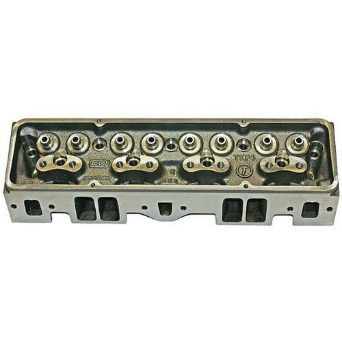 Enginequest EQ-CH350I Cylinder Head, Bare, 1.940 / 1.500 in Valves, 178 cc Intake, 76 cc Chamber, Straight Plug, Iron, Small Block Chevy, Each