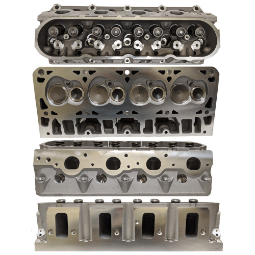 Enginequest EQ-CH364CA Cylinder Head, Assembled, 2.165 in/1.590 in Valves, 258 cc Intake, 69 cc Chamber, Aluminum, GM LS-Series, Each