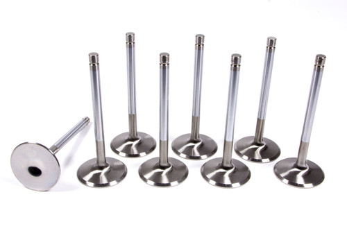 Ferrea F1448P-8 Intake Valve, Competition Plus, 33.00 mm Head, 5.47 mm Valve Stem, 102.35 mm Long, Stainless, Honda B-Series, Set of 8