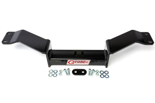 G Force Crossmembers RCF2E-4L80 Transmission Crossmember, Bolt-On, Steel, Black Powder Coat, 4L80 / 4L80E, GM F-Body 1970-74, Each