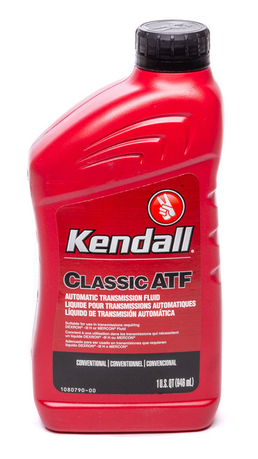 Kendall Oil 1074893 Transmission Fluid, Dexron III, ATF, Conventional, 1 qt Bottle, Each