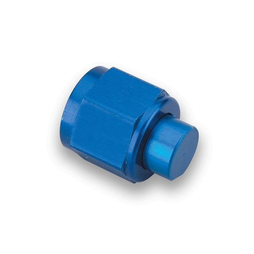 Big End Performance 12829 -08 AN Flare Cap, Blue