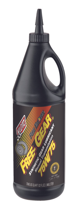 Klotz Synthetic Lubricants KLOKE-960 Transmission Fluid, Pure Estorlin Free-Gear, 75W75, Synthetic, 1 qt, Manual Transmissions, Each