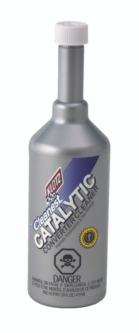 Klotz Synthetic Lubricants KLOKL-604 Fuel Additive, Cleanest Catalytic Converter Cleaner, 1 pt, Gas, Each