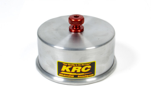 Kluhsman Racing Products KRC-1030 Carburetor Cover, 5/16-18 in Speed Nut, O-Ring Seal, Aluminum, Natural, 5-1/8 in Flange, Each