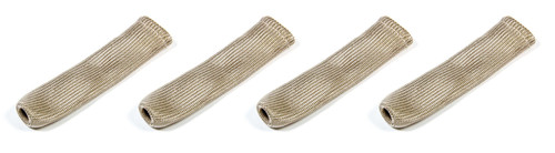 Kool Mat #07500 Spark Plug Boot Sleeve, 1 x 6 in, Braided Fiberglass, Straight, White, Universal, Set of 4