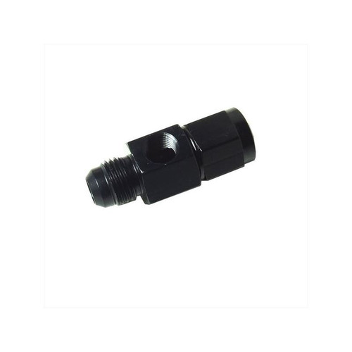 Big End Performance 14661 Gauge Adapter -06 AN Female to -06 AN Male, Black Big End Performance 14661 Gauge Adapter -06 AN Female to -06 AN Male, Black