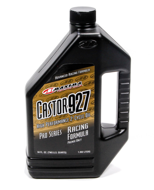 Maxima Racing Oils 23964S 2 Stroke Oil, Castor 927, Conventional, 1/2 gal Bottle, Each