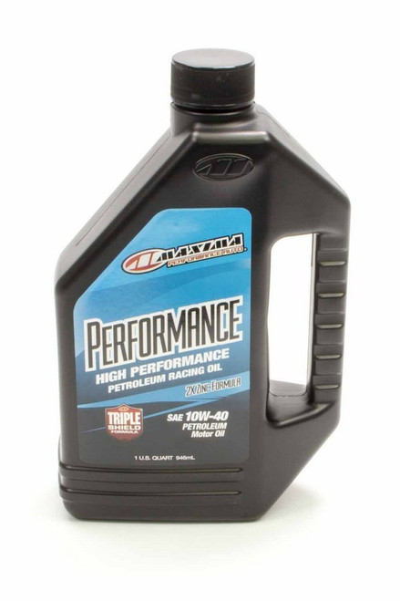 Maxima Racing Oils 39-34901S Motor Oil, Performance, 10W40, Conventional, 1 qt Bottle, Each