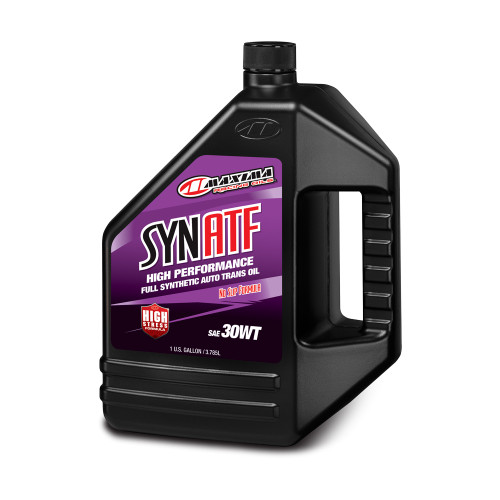 Maxima Racing Oils 49-029128S Transmission Fluid, SYNATF, ATF, 30W, Synthetic, 1 gal Jug, Each