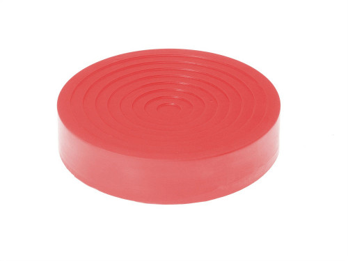 Prothane 19-1401 Jack Pad, Polyurethane, Red, Up to 7-1/4 in Diameter Jack, Each