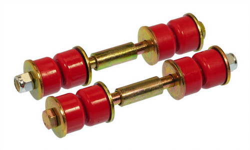 Prothane 19-416 End Link Bushing, 5 in Installed Length, Bushings / Sleeves / Bolts / Nuts / Washers, Polyurethane / Steel, Cadmium / Red, Universal, Pair