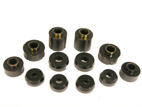 Prothane 6-106-BL Body Mount Bushing, Polyurethane, Black, Ford Ranger 1983-97, Kit