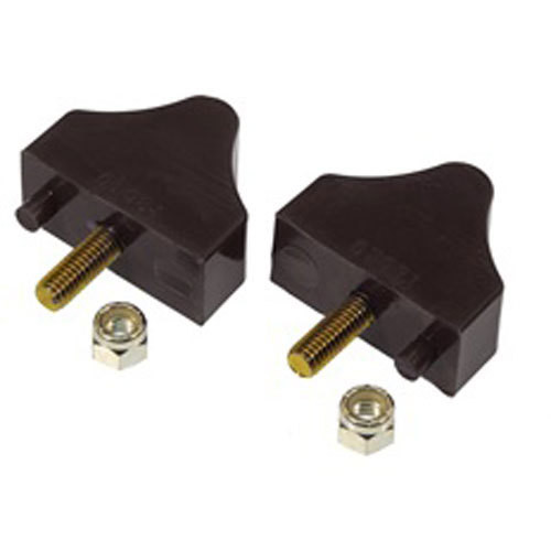 Prothane 7-1301-BL Bump Stop, Lower Control Arm, Polyurethane, Black, GM F-Body / X-Body 1967-72, Pair