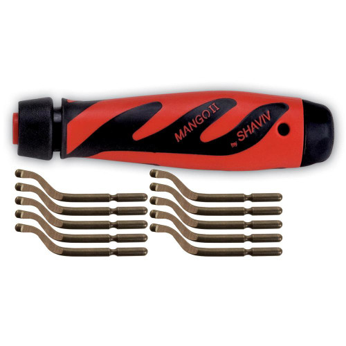 Shaviv USA 29250 Deburring Tool, Extra Close Reach, E100 Blades Included, Kit