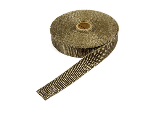 Thermo-Tec 11041 Exhaust Wrap, 1 in Wide, 50 ft Roll, Woven Fiberglass, Carbon Fiber Look, Each