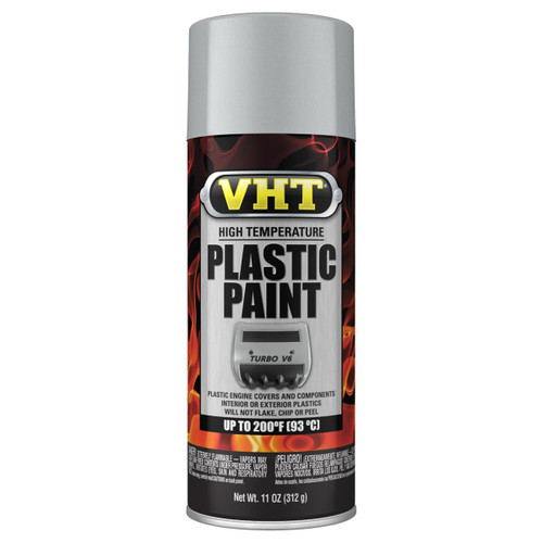 VHT SP824 Paint, Engine, High Temperature Plastic, Enamel, Aluminum, 11.00 oz Aerosol, Each