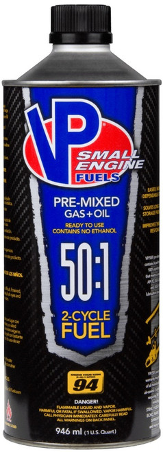 VP Racing 6235 Fuel, 50 to 1 Mix, Premix 2 Cycle, 1 qt Can, Each