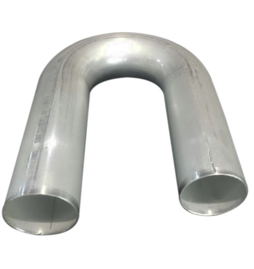 Woolf Aircraft Products 250-065-300-180-6061 Aluminum Tubing Bend, 180 Degree, 2.5 in Diameter, 3 in Radius, 0.065 Thickness, Aluminum, Natural, Each