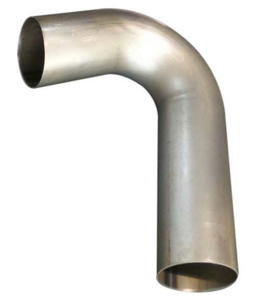 Woolf Aircraft Products 300-065-300-045-1010 Exhaust Bend, 45 Degree, 3 in Diameter, 3 in Radius, 16 Gauge, Steel, Natural, Each