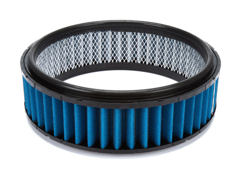 Walker Engineering 3000204-DM Air Filter Element, Classic Profile, Round, 14 in Diameter, 4 in Tall, Synthetic, Blue, Each