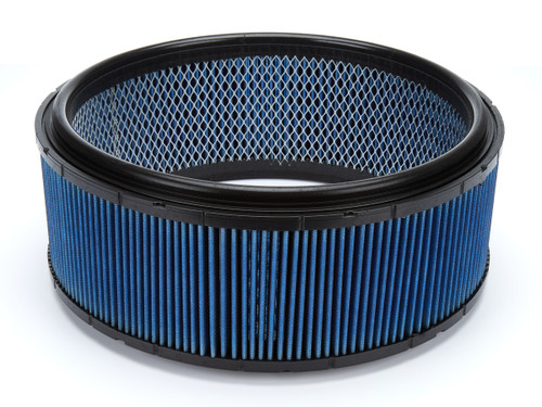 Walker Engineering 3000775 Air Filter Element, Classic Profile, Round, 14 in Diameter, 5 in Tall, Reusable Cotton, Blue, Each