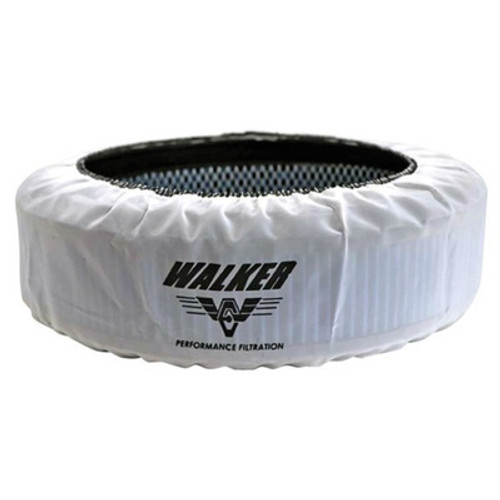 Walker Engineering 3000790 Air Filter Wrap, Pre Filter, Round, 14 in Diameter, 4 in Tall, Polyester, Walker Logo, White, Each