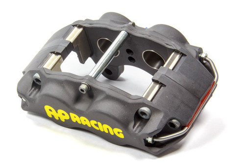 AP Brake 19 02 809 Brake Caliper, Driver Side, Rear, 4 Piston, Aluminum, Clear Anodized, 11.5 to 12.2 in OD x 1.250 in Thick Rotor, 3.500 in Lug Mount, Each
