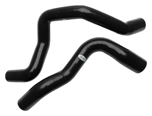 Cold Case Radiators HGM060 Hose Kit, 2 Hose Set, Silicone, Black, Small Block Chevy, GM F-Body 1982-92, Kit