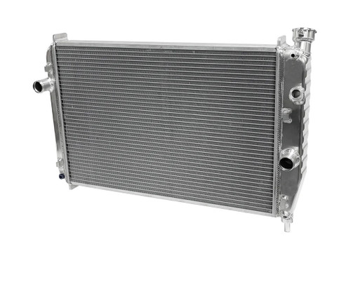 Dewitts Radiator 32-1139027A Radiator, 29 in W x 17 in H x 3 in D, Single Pass, Driver Side Inlet, RH Outlet, Aluminum,  GM F-Body 1998-2002, Each