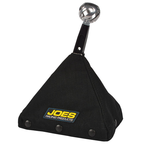 Joes Racing Products 16551 Shifter Boot, 5-1/2 x 7-1/2 in Base, SFI 48.1, Aluminum Mounting Base Included, Heat / Oil Resistant Liner, Black, Kit