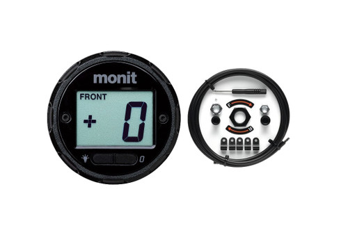 Monit BD01-1-BK Brake Bias Adjuster, Digital, Remote, 3/8-24 in / 7/16-20 in Thread, 59 in Cable, Knob Adjuster, Plastic, Black, Kit