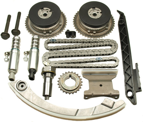 Cloyes 9-4201SAVVT1 Timing Chain Set, Camshaft Drive Kit, VVT Sprockets, GM EcoTec 4-Cylinder 2009-17, Kit