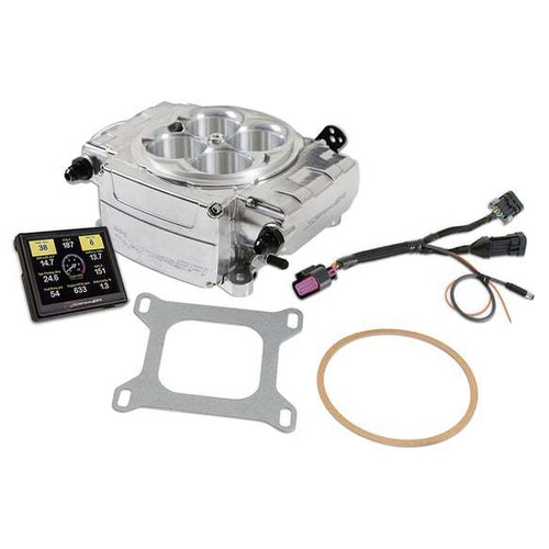 Holley 550-510-3AX Fuel Injection, Sniper 2 EFI, Throttle Body, Square Bore, Aluminum, Silver, Kit