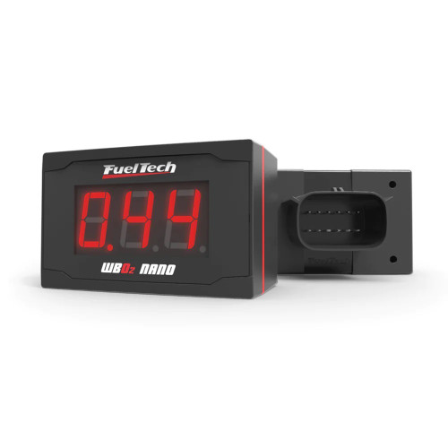 FuelTech 3010003841 Air-Fuel Ratio Interface, WB-O2 Nano, Wideband, 0-5V Output, Digital Display, Universal, Each