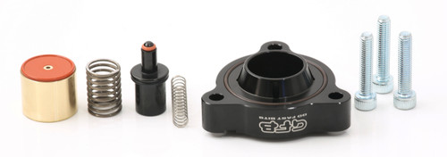 Go Fast Bits T9356 Diverter Valve, DV+, Pilot Actuated, Diverter / Hardware Included, Aluminum, Black Anodized, BMW 2007-23, Each