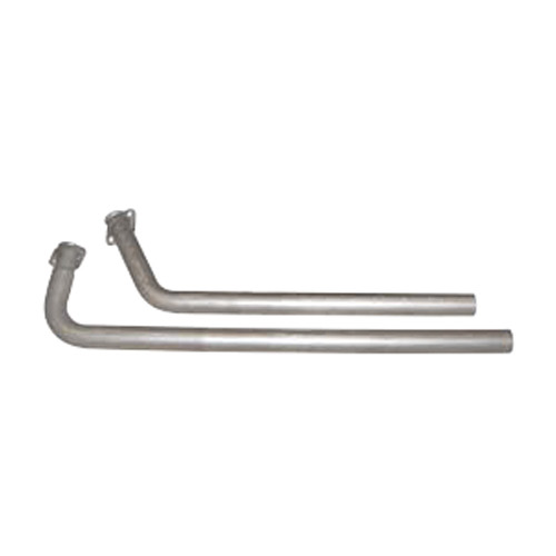Pypes Performance Exhaust DGU13S Intermediate Pipes, 2-1/2 in. Diameter, Stainless, Natural, Pypes Exhaust, Stock 3-Bolt Manifolds, GM G-Body 1978-88, Pair