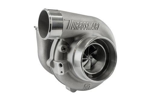 Turbosmart USA TS-1-6466VR082E Turbocharger, TS-1, 64 mm Inlet, V-Band Outlet, External Wastegate, Reverse Rotation, Aluminum, Natural, Universal, Each