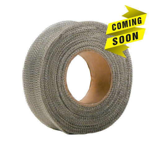 Design Engineering 10679 Hose and Wire Sleeve, RFI Shield, 1 in. OD, 25 ft, Wire Mesh, Natural, Each