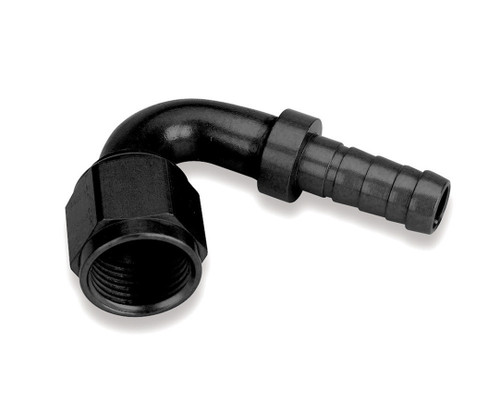 Earls AT712016ERL 16an 120-Deg Hose End Black Auto-Mate