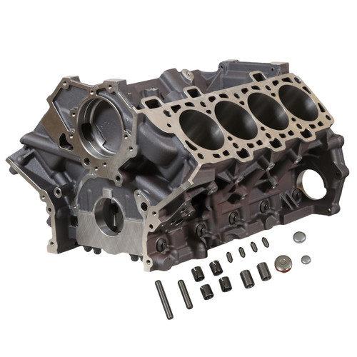 Ford M-6010-M50X Engine, Bare Block, 3.630 in. Bore, 8.937 in. Deck, 6-Bolt Main, 1-Piece Seal, Iron, Ford Coyote, Each