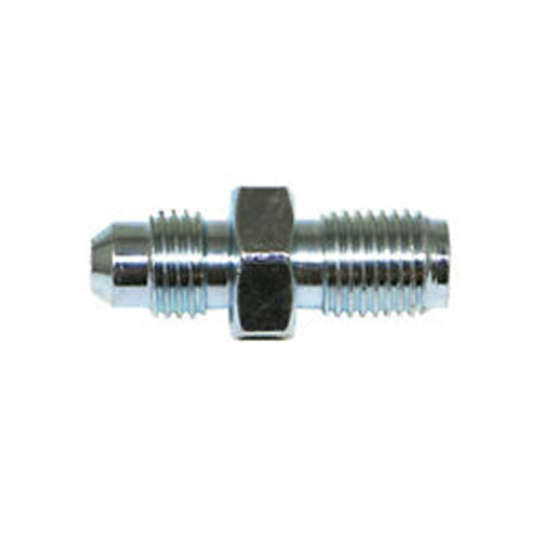 Fragola 650406 Fitting, Adapter Fitting, Straight, 4 AN Male to 9/16-18 in. Inverted Flare Male, Steel, Zinc Plated, Each