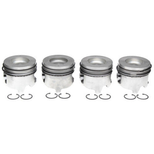 Mahle Original/Clevite 224-3451WR.020 Piston and Ring, Cast, 4.075 in. Bore, 3.0 x 2.0 x 3.0 mm Ring Groove, Flat, Combustion Chamber, Drivers Side, 6.6 L, GM Duramax, Kit