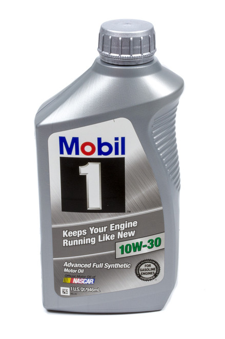 Mobil 1 MOB122319-1 Motor Oil, 10W30, Synthetic, 1 qt Bottle, Each
