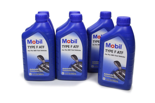 Mobil 1 122974 Transmission Fluid, Type F, ATF, Conventional, 1 qt Bottle, Set of 6