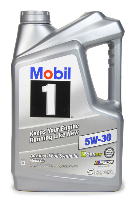 Mobil 1 MOB124317-1 Motor Oil, Advanced Full Synthetic, 5W30, Synthetic, 5 qt Jug, Each