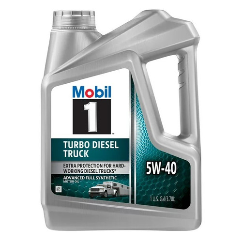Mobil 1 MOB127097-1 Motor Oil, Turbo Diesel Truck, 5W40, Synthetic, 1 gal Jug, Each