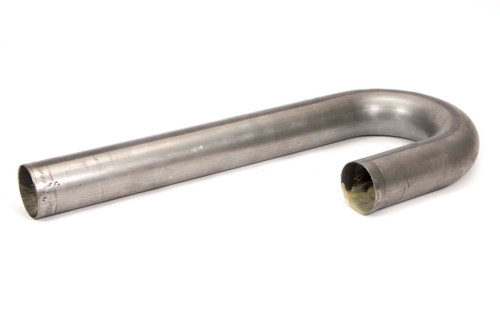 Schoenfeld 021218J Exhaust Bend, J-Bend, Mandrel, 2-1/8 in. Diameter, 3 in. Radius, 3 x 15 in. Legs, 18 Gauge, Steel, Each