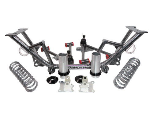 Team Z TZM-KMK-79-93-SBC 1979-1993 Mustang Metal Matrix K-Member Package, SBC Mounts, Chromoly/Steel, Silver